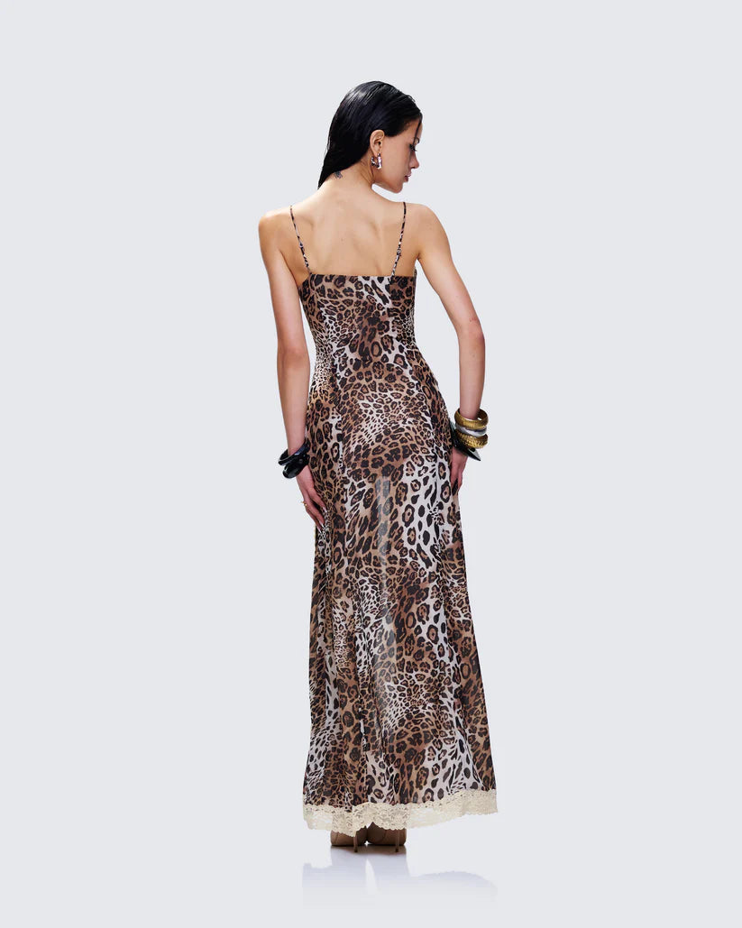 Torza Leopard Print Dress