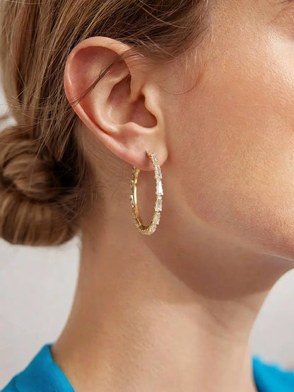 Torza Layered Hoop Ear Rings