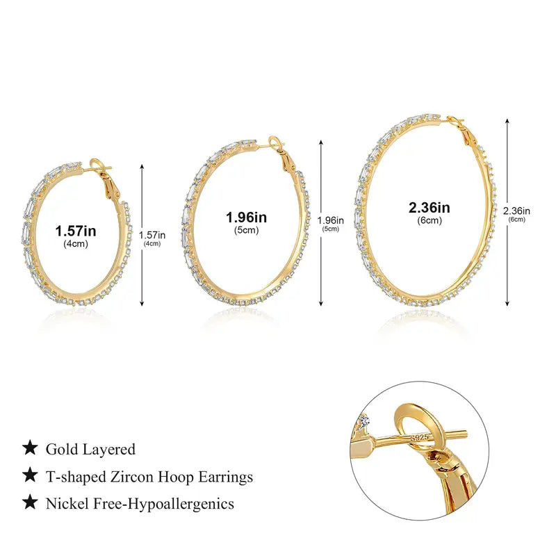Torza Layered Hoop Ear Rings