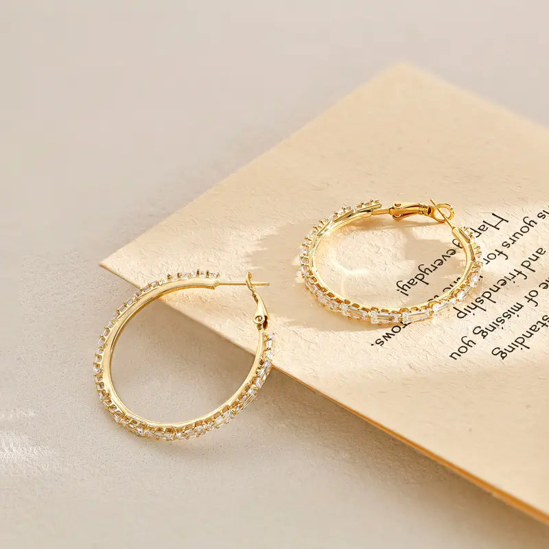 Torza Layered Hoop Ear Rings