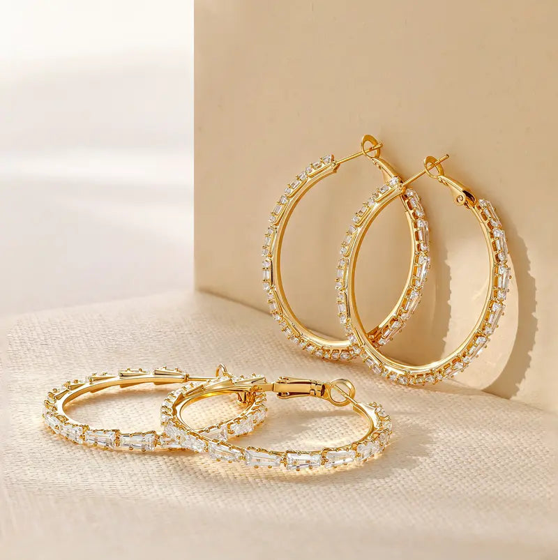 Torza Layered Hoop Ear Rings