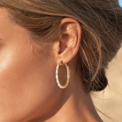 Torza Layered Hoop Ear Rings