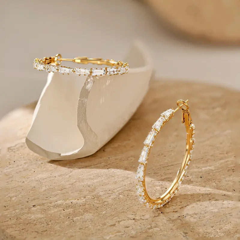 Torza Layered Hoop Ear Rings