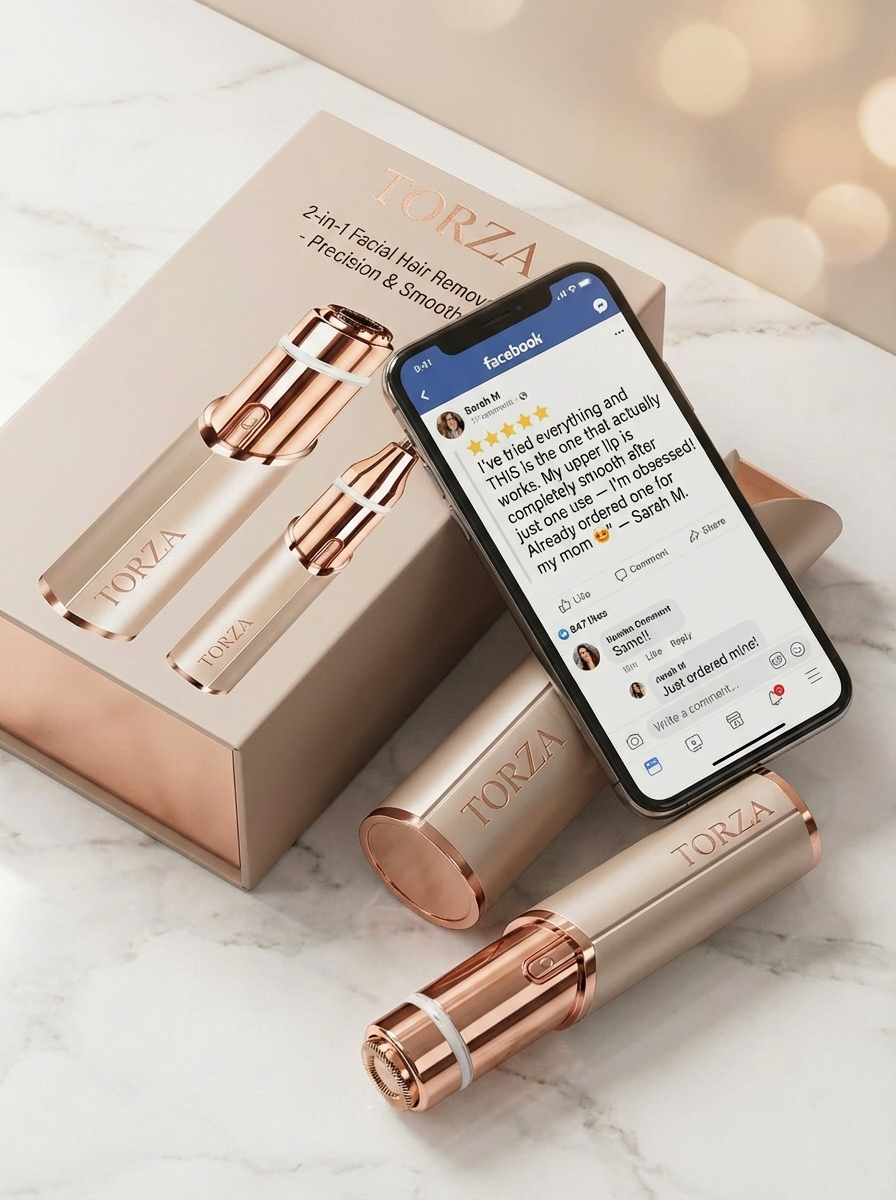 Torza™ 2 in 1 Facial Hair Remover