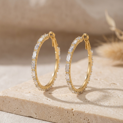 Torza Layered Hoop Ear Rings