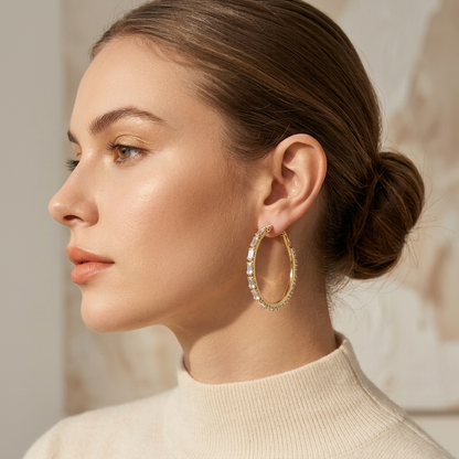 Torza Layered Hoop Ear Rings